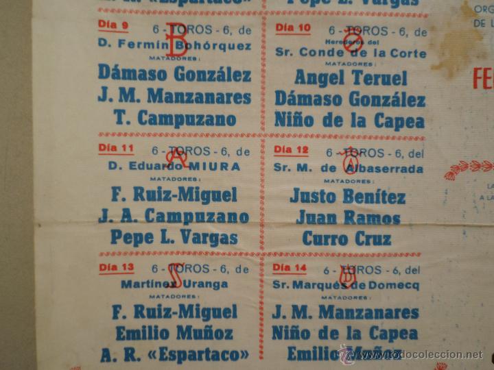 Carteles toros: CARTEL DE TOROS PAMPLONA 1981 - Foto 8