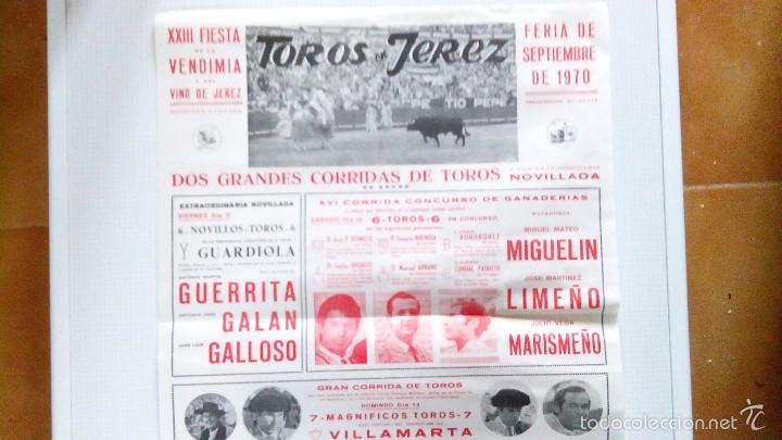 Carteles toros: Cartel de toros del a&ntilde;o 1970 - Foto 1