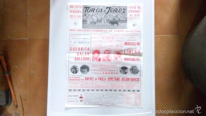 Carteles toros: Cartel de toros del a&ntilde;o 1970 - Foto 2