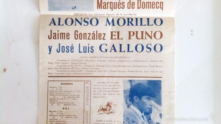 Carteles toros: Novillada del Puerto del a&ntilde;o 1970. - Foto 2
