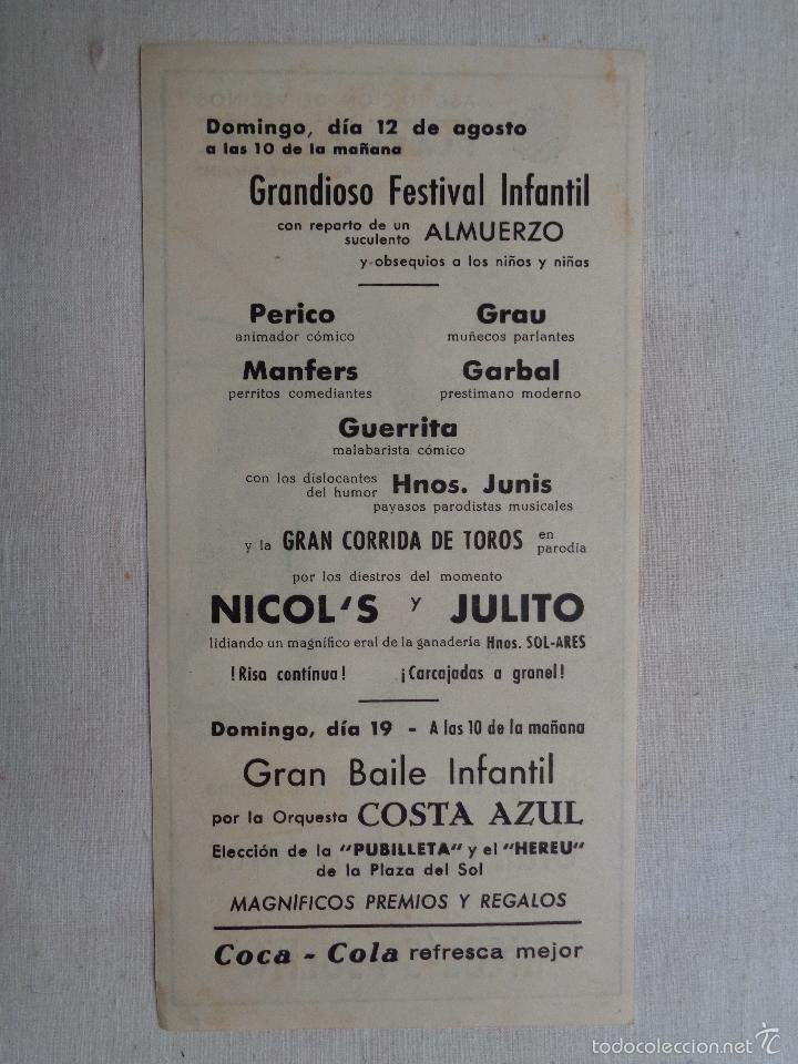 Carteles toros: PLAZA DEL SOL.T-211 - Foto 2