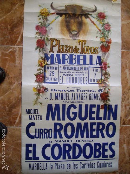 Carteles toros: PLAZA DE TOROS DE MARBELLA 1979 - Foto 1