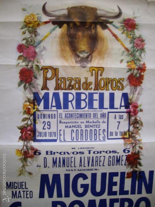 Carteles toros: PLAZA DE TOROS DE MARBELLA 1979 - Foto 3