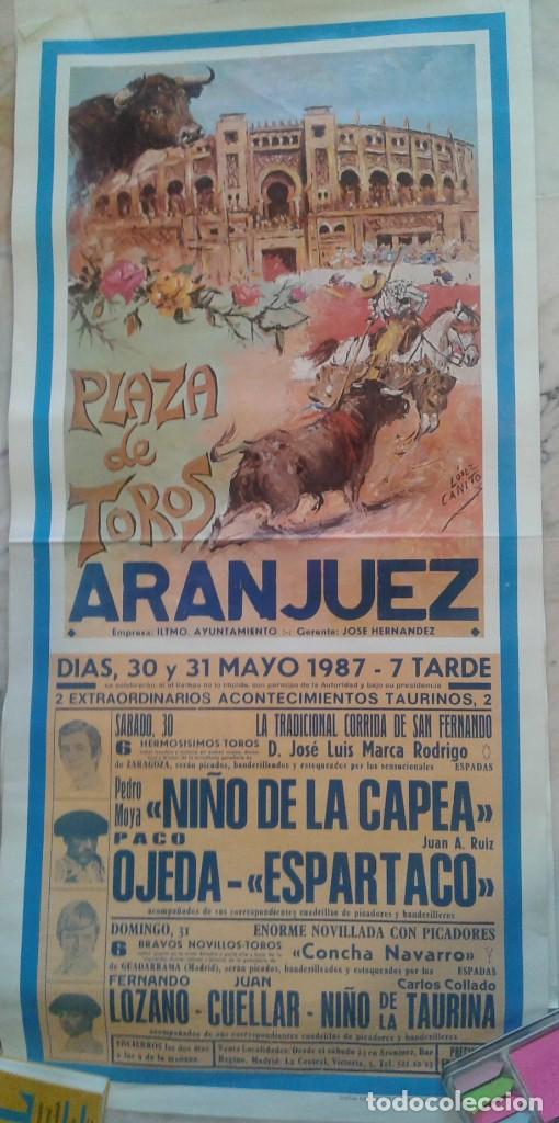 Carteles toros: Plaza de Toros de Aranjuez 1987 - Foto 1