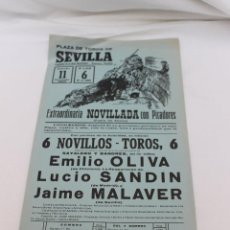 Carteles Toros: PLAZA DE TOROS DE SEVILLA. REAL MAESTRANZA, 1983. Lote 62045100