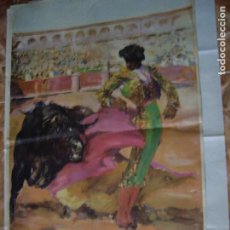 Carteles Toros: CARTEL ESPAÑA CURSO DE TAUROMAQUIA (1958). Lote 63177376