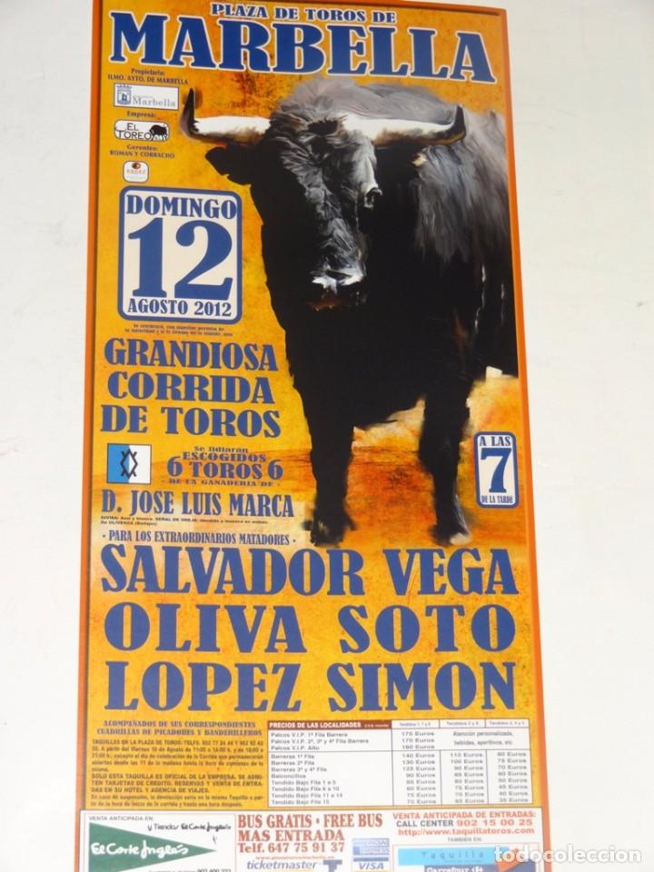 Carteles toros: CARTEL DE TOROS MARBELLA - Foto 1