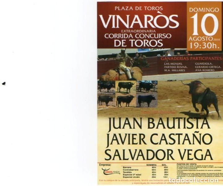 Carteles toros: CARTEL TOROS VINAROS 2014 - Foto 1