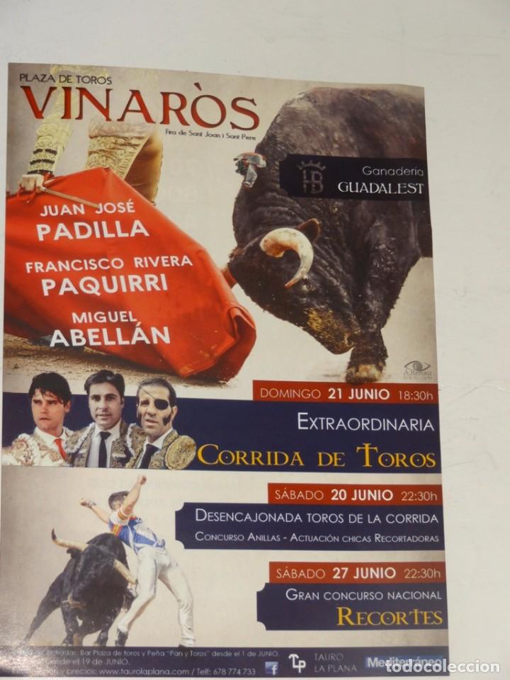 Carteles toros: CARTEL TOROS VINAROS 2015 - Foto 1
