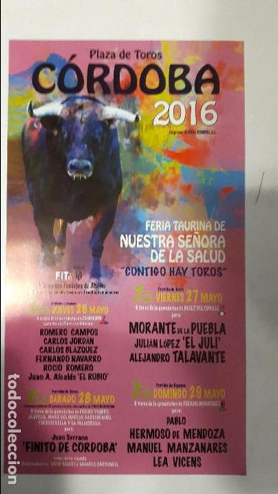 Carteles toros: Cartel toros C&oacute;rdoba 2016 - Foto 1