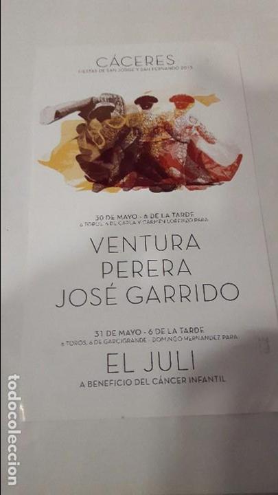Carteles toros: Cartel toros caceres - Foto 1