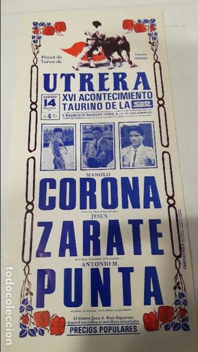 Carteles toros: Cartel toros utrera - Foto 1