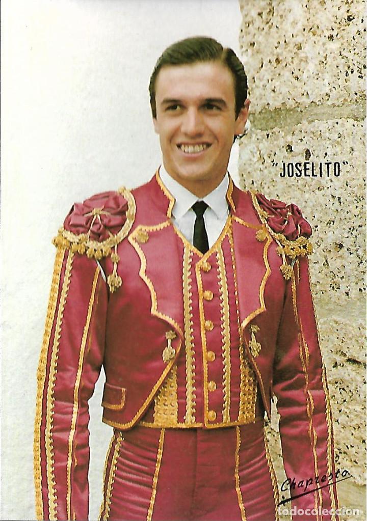 Carteles toros: POSTAL DE TORERO DE JOSELITO - Foto 1