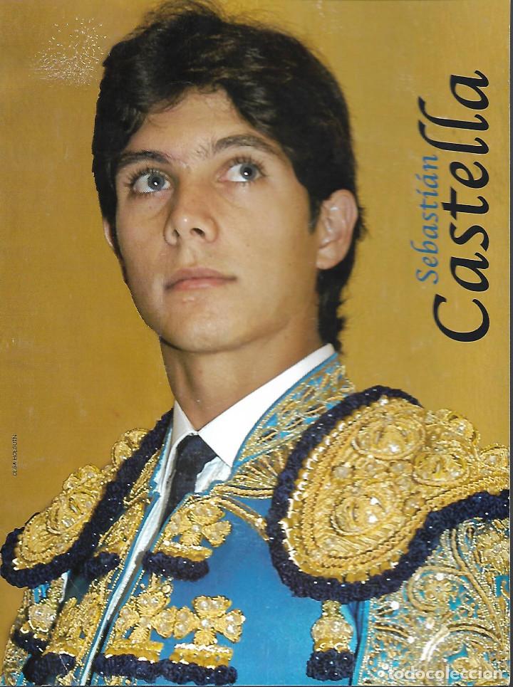 Carteles toros: POSTAL DE TORERO DE SEBASTIAN CASTELLA - Foto 1