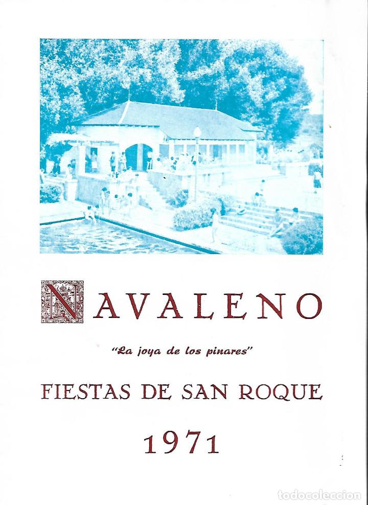 Carteles toros: PROGRAMA DE LA FIESTAS DE NAVALENO DE SORIA DE 1971 - Foto 1