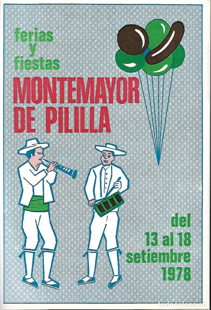 Carteles toros: PROGRAMA DE LA FIESTAS DE MONTE MAYOR DE PILILLA  DE VALLADOLID DE 1978 - Foto 1