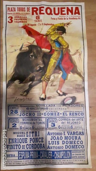 Carteles toros: Cartel toros requena 1994 - Foto 1