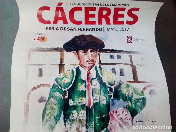 Carteles toros: Cartel Toros C&aacute;ceres 2017. Manolete. - Foto 2