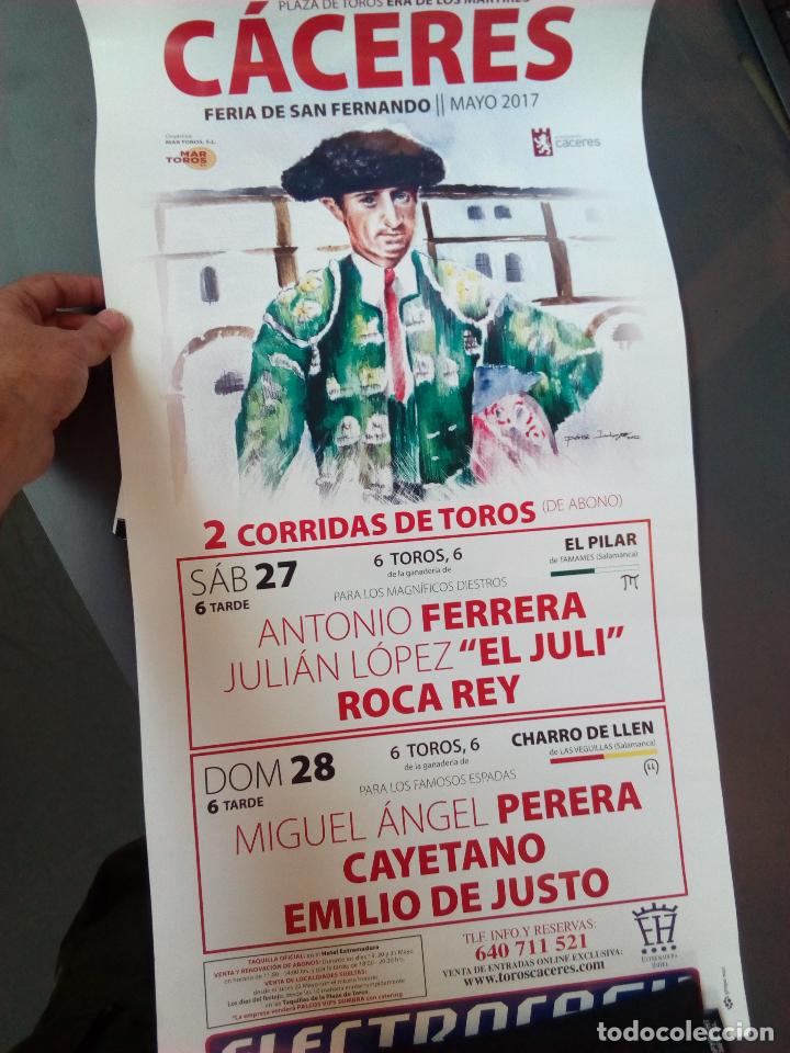 Carteles toros: Cartel Toros C&aacute;ceres 2017. Manolete. - Foto 4