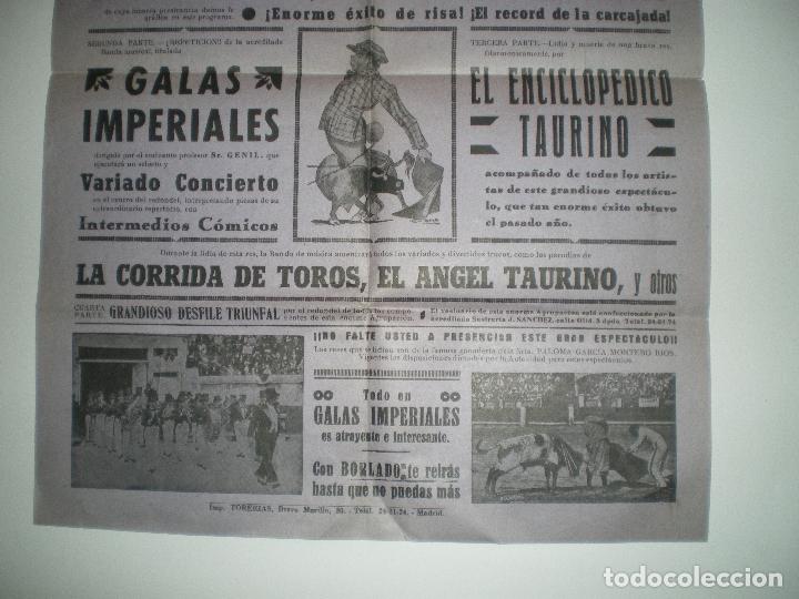 Carteles toros: PLAZA TOROS BOROX 1949 - Foto 3