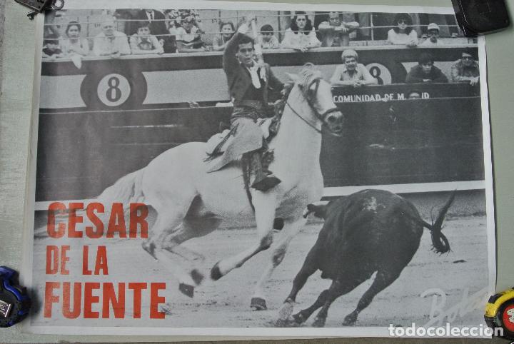 Carteles toros: Cartel de toros. Cesar de la Fuente - Foto 1