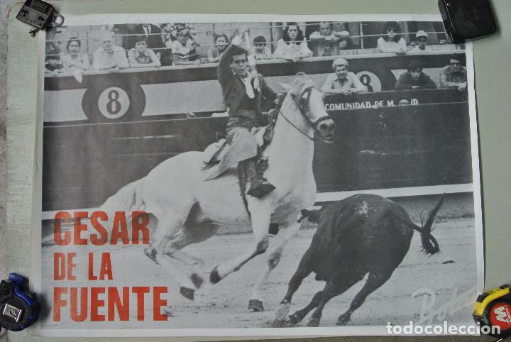 Carteles toros: Cartel de toros. Cesar de la Fuente - Foto 2