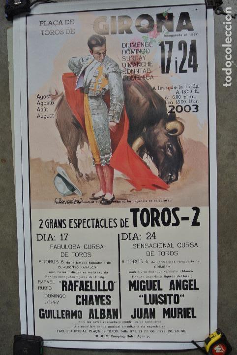 Carteles toros: Cartel de toros. Girona 2003 - Foto 2