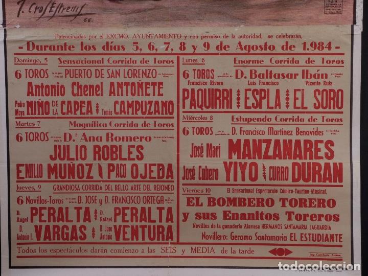 Carteles toros: VITORIA 1984 - Foto 2