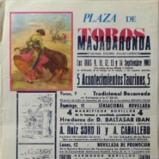 Carteles Toros: CARTEL PLAZA DE MAJARAHONDA - 1983 . Lote 109118111