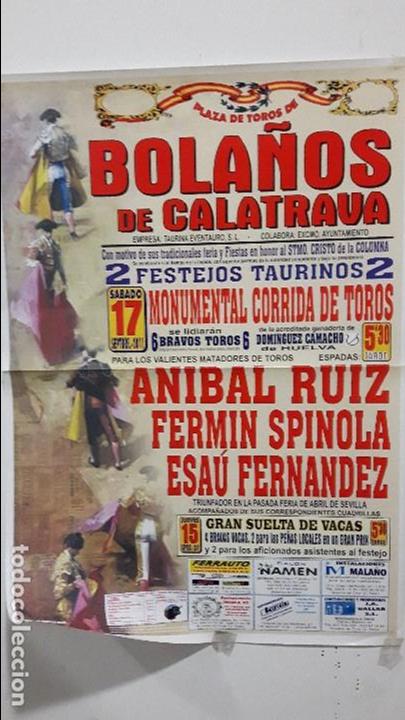 Carteles toros: Cartel toros bola&ntilde;os de calatrava - Foto 1
