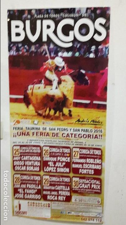 Carteles toros: Cartel toros Burgos - Foto 1
