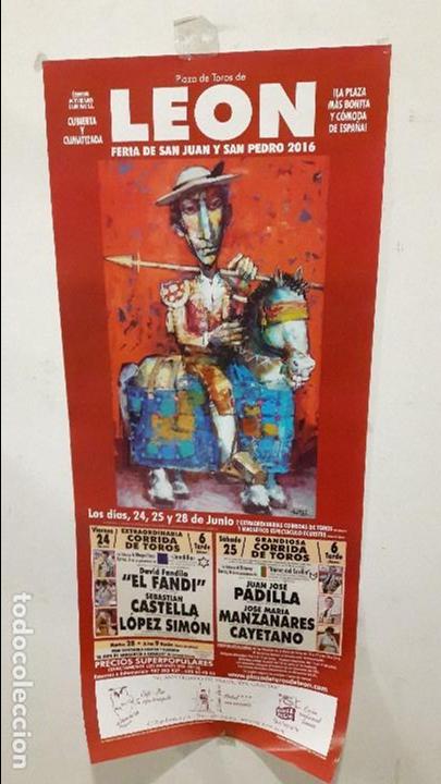 Carteles toros: Cartel toros Leon - Foto 1
