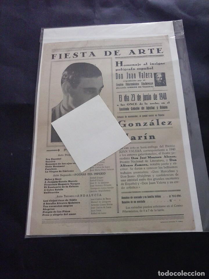 Carteles toros: cartel de  cabra a&ntilde;o 1940 - Foto 1