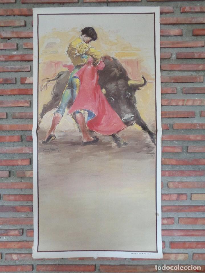 Carteles toros: CARTEL DE TOROS.PASE.C.-103 - Foto 1
