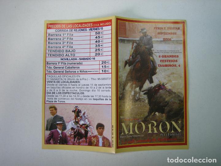 Carteles toros: 1. Programa plaza de toros de Mor&oacute;n - Foto 1
