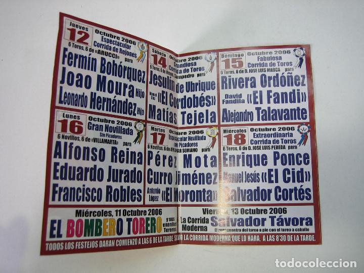 Carteles toros: 1. Programa plaza de toros de Jaen - Foto 2