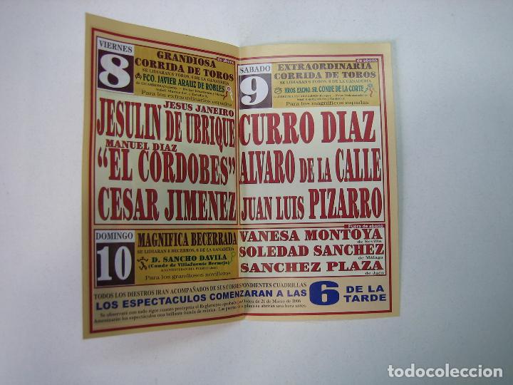 Carteles toros: 1. Programa plaza de toros de Vva del Arzobispo - Foto 2