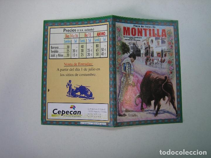 Carteles toros: 1. Programa plaza de toros de Montilla - Foto 1