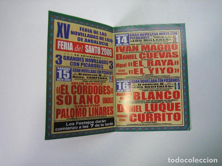 Carteles toros: 1. Programa plaza de toros de Montilla - Foto 2