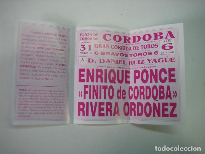 Carteles toros: 1. Programa plaza de toros de Cordoba - Foto 2