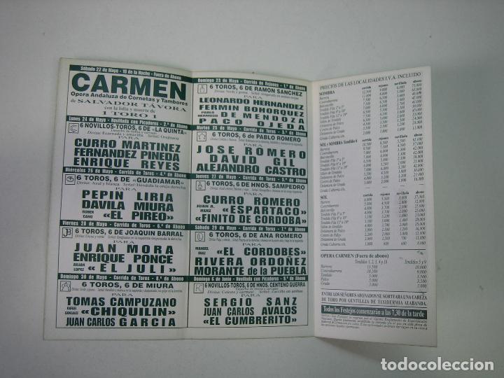 Carteles toros: 1. Programa plaza de toros de Cordoba - Foto 2