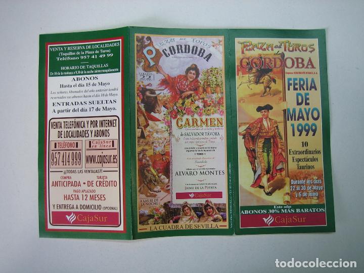 Carteles toros: 1. Programa plaza de toros de Cordoba - Foto 1