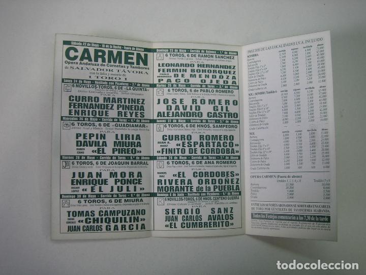 Carteles toros: 1. Programa plaza de toros de Cordoba - Foto 2