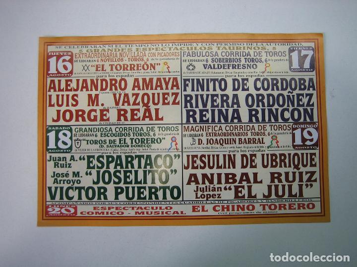 Carteles toros: 1. Programa plaza de toros de Ciudad Real - Foto 2