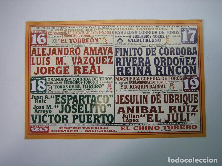 Carteles toros: 1. Programa plaza de toros de Ciudad Real - Foto 2