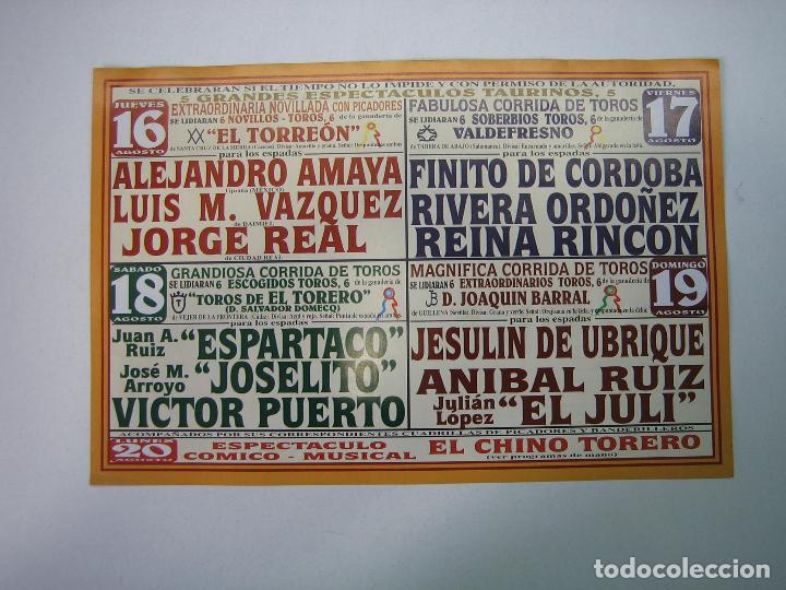 Carteles toros: 1. Programa plaza de toros de Ciudad Real - Foto 2