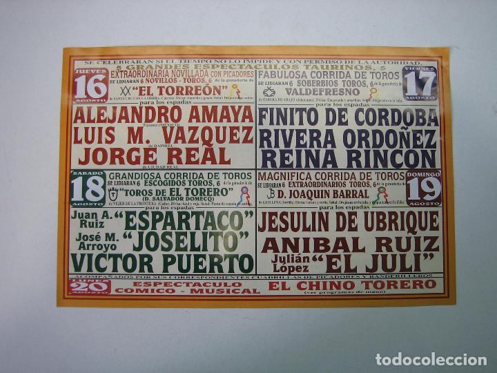 Carteles toros: 1. Programa plaza de toros de Ciudad Real - Foto 2