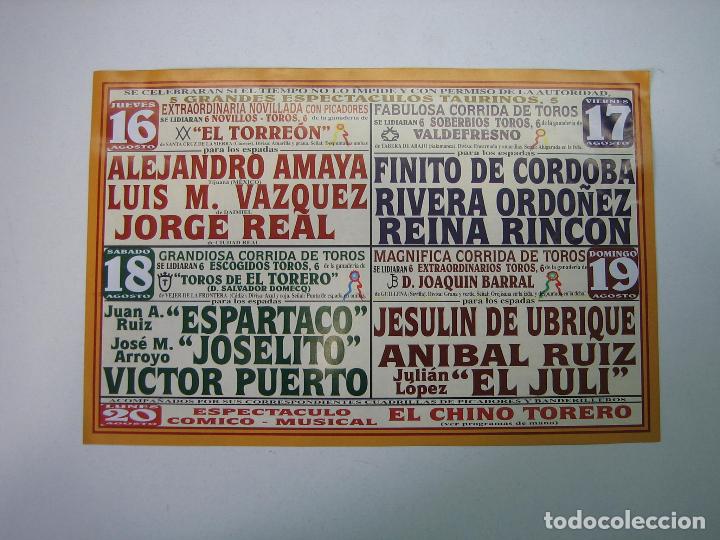 Carteles toros: 1. Programa plaza de toros de Ciudad Real - Foto 2
