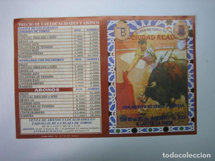 Carteles toros: 1. Programa plaza de toros de Ciudad Real - Foto 1