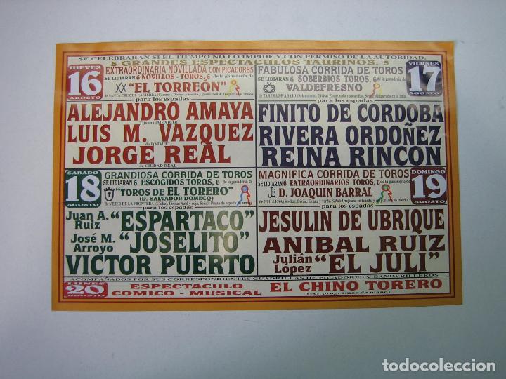 Carteles toros: 1. Programa plaza de toros de Ciudad Real - Foto 2
